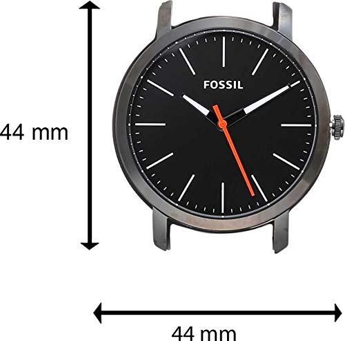 Fossil City Collection Unisex Watch K2G226G6 – 37mm Rose Gold Case, Brown Leather Strap